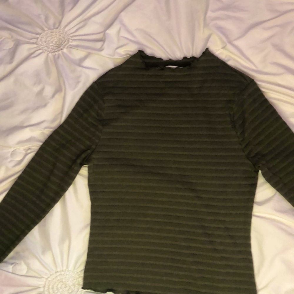 A childrens planet gold olive long sleeve